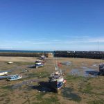 FHC Sprachreisen - Folkestone England Hafen bei Ebbe